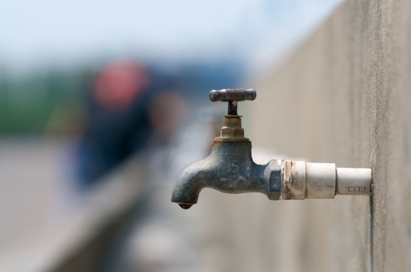 Outdoor Water Hydrant Installation